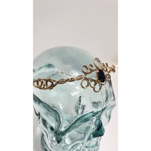 Costume Head Piece, Halloween Costume Accessory, Forehead Jewel, Princess costum - Picture 4 of 10